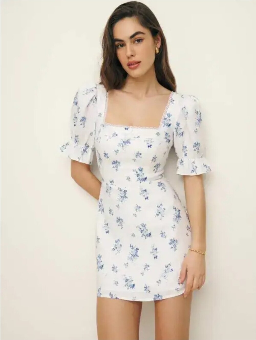 Reformation Evianna Linen Dress